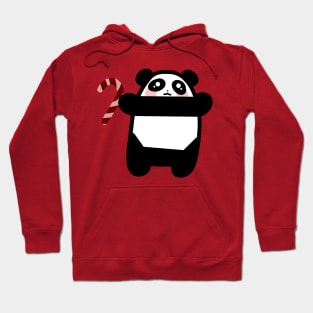 Candy Cane Panda Hoodie